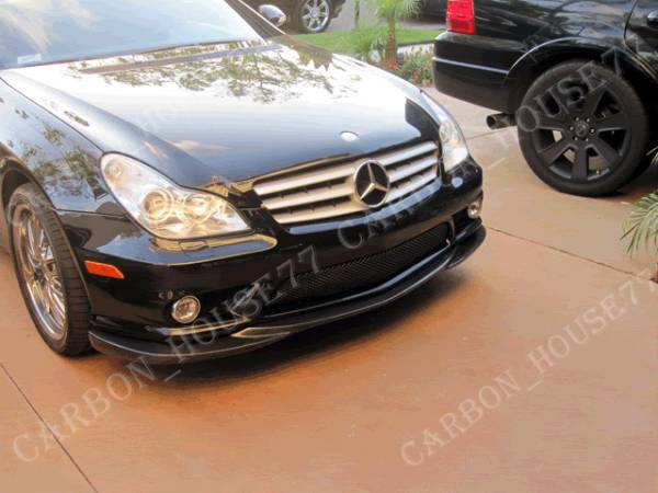 ★BENZ W219 CLS55 CLS63 AMG カーボン フロント リップ スポイラー GH型 2005-2010☆._画像3