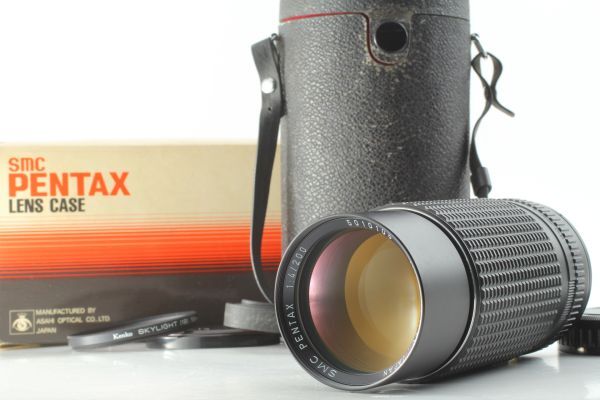 ペンタックス PENTAX SMC 200mm F/4 望遠レンズ 外箱、ケース付き l3701