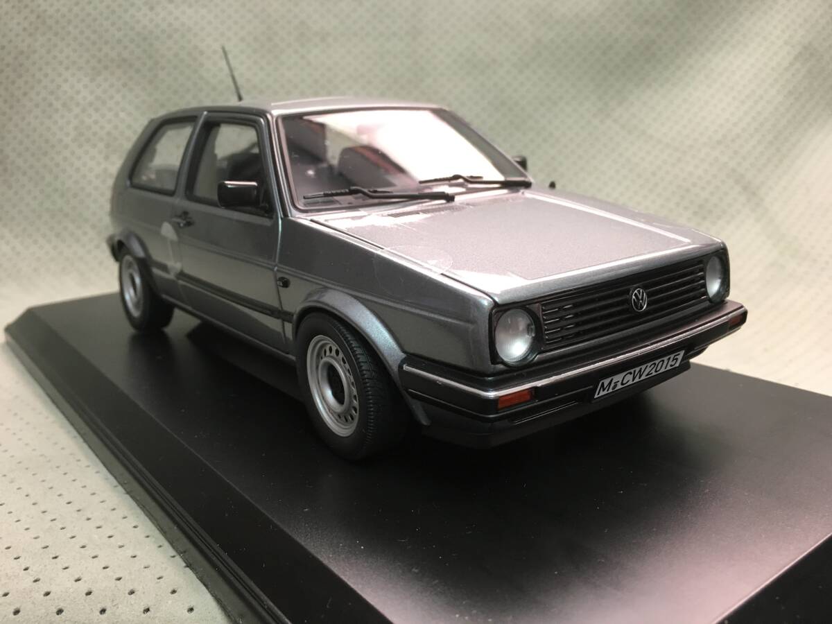 NOREV 1/18 VW GOLF Mk2 CL 未展示品 ガンメタ　希少_画像2