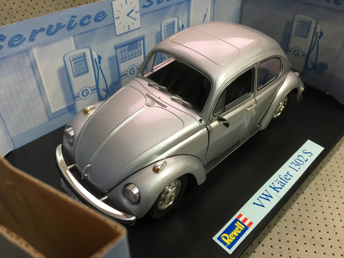 REVELL VOLKSWAGEN BEETLE 1302 S 1970 1/18 silver not yet exhibition goods out of print rare 