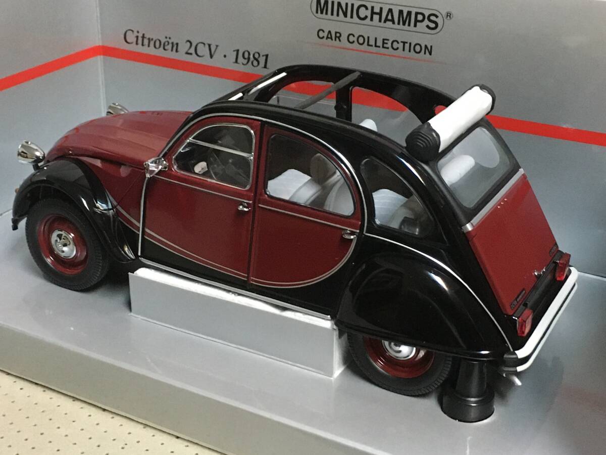 Minichamps 1/18 シトロエン 2CVチャールストン　絶版希少_画像3