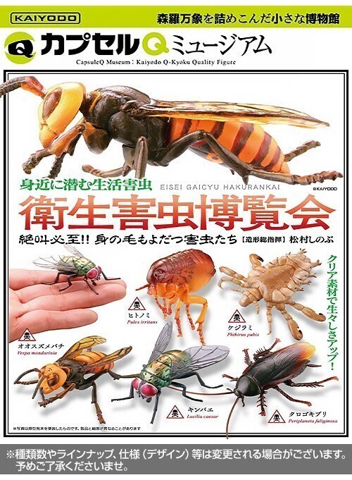 ★☆★オオスズメバチ 衛生害虫博覧会 身近に潜む生活害虫 海洋堂 KAIYODO カプセル_画像2