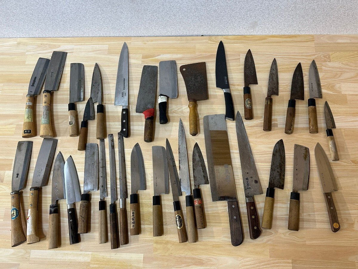 包丁／knife 　和包丁 出刃包丁 料理包丁 調理器具　33個! _画像1