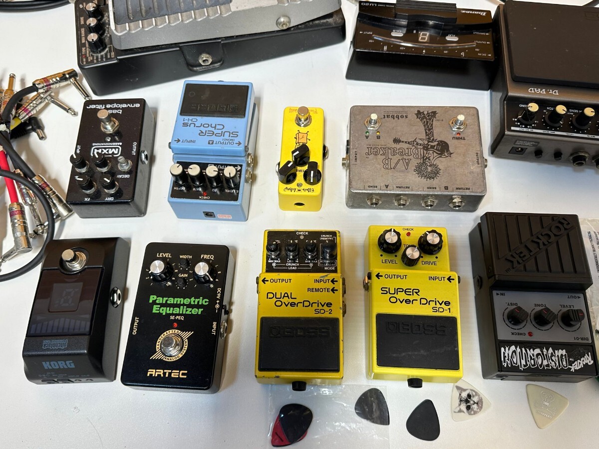 MXR / BOSS / ARTEC /French bread SD-2 / SD-1 / SE-PEQ / DIR-01 / PB-01 / CH-1 / LU20 エフェクター 12個 全まとめセット!の画像4