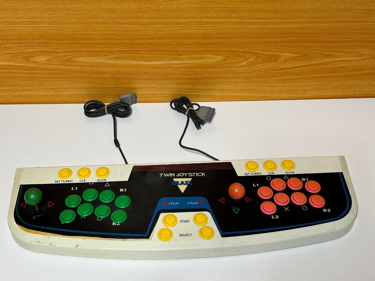 TWIN JOYSTICK／ツインジョイスティック　ドリームキャスト　ブレイズ　blaze　コントローラー　中古　動作品!_画像2