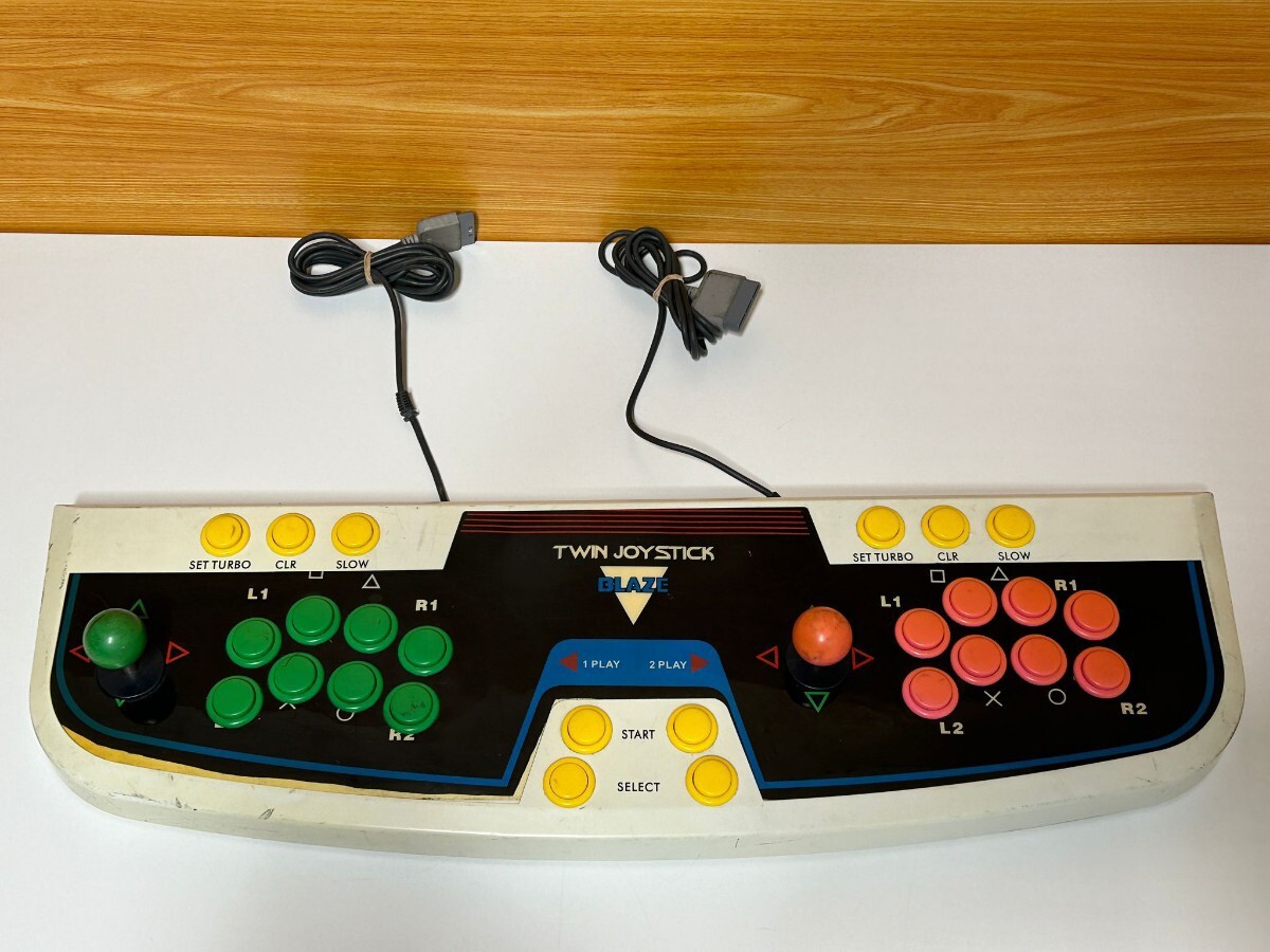 TWIN JOYSTICK／ツインジョイスティック　ドリームキャスト　ブレイズ　blaze　コントローラー　中古　動作品!_画像1