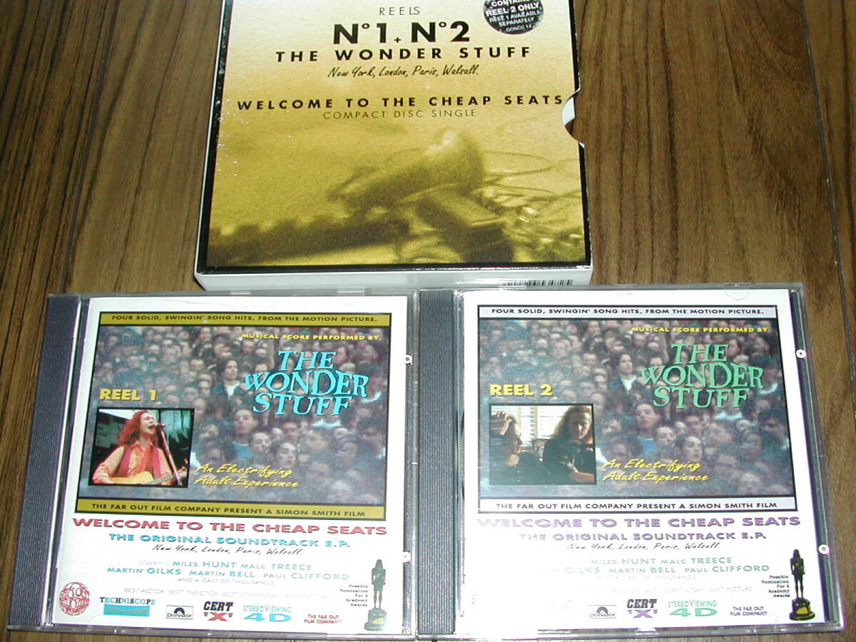 WONDER STUFF / Welcome To The Cheap Seats 輸入CDS２枚セット Miles Huntの画像1