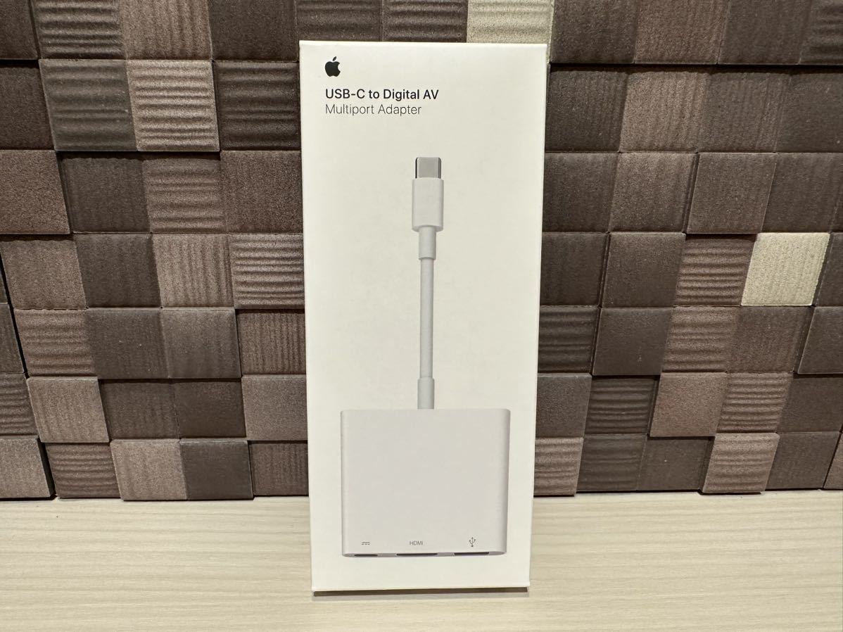 【中古品】A2119 USB-C Digital AV Multiport Adapter デジタル AV マルチアダプタ アップル純正_画像1