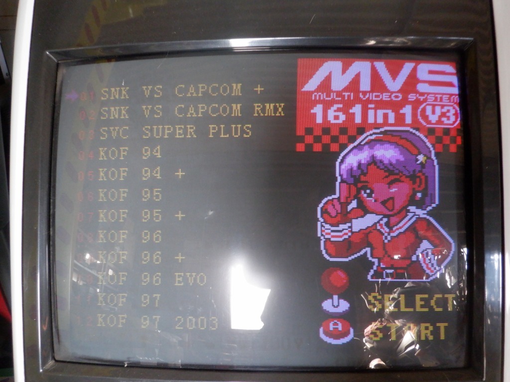 SNK MVS multi game 161in1 V3 case attaching! rom soft 