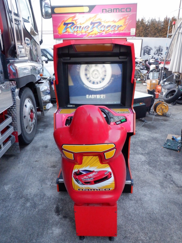 namco　ナムコ　Rave Racer　レイブレーサー　筐体　ゲーセン　_画像2