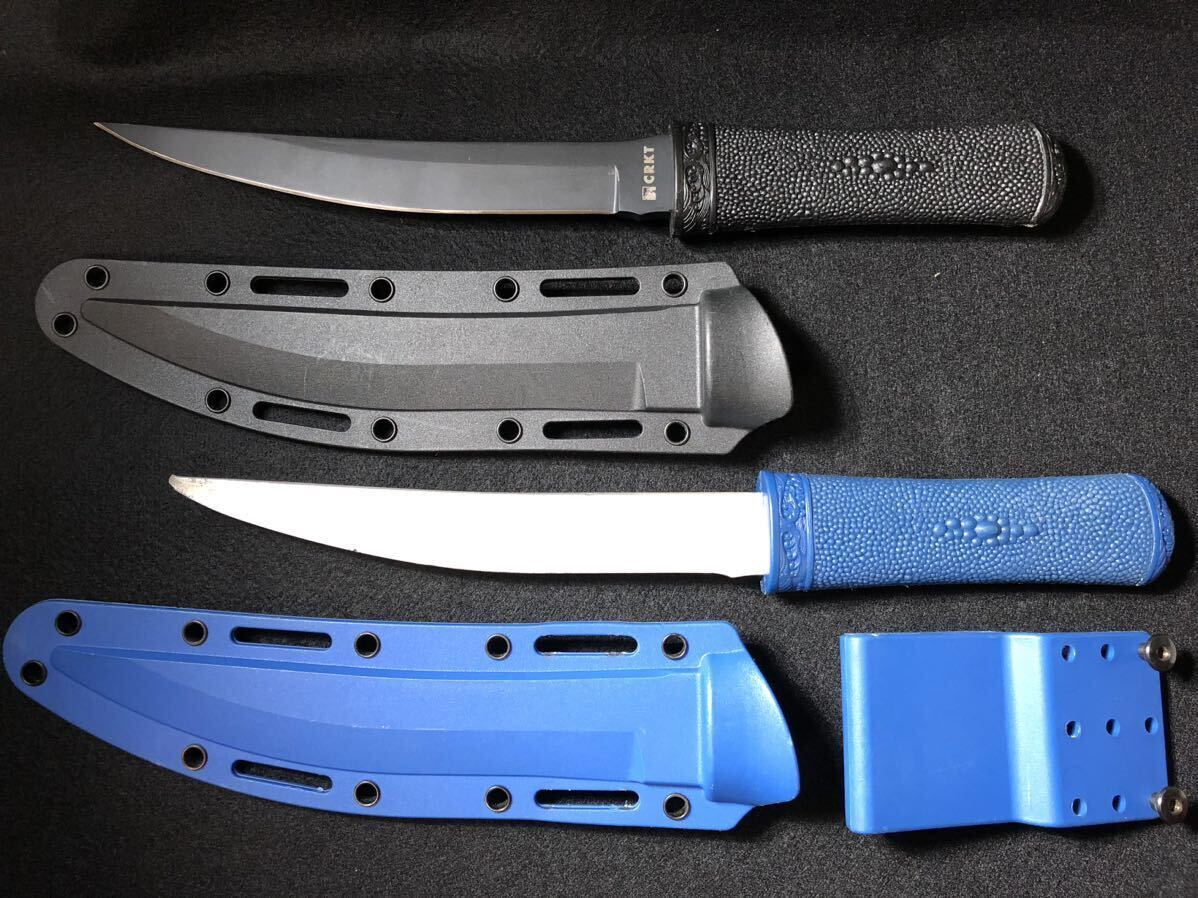 【送料無料】コロンビアリバー/CRKT/ヒッサツ/HISSATSU Fixed/ナイフ＋トレーニングナイフ（アルミ製）セットの画像1