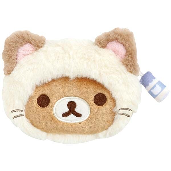 ぬいぐるみコインケース ねこねこの湯 リラックマ ぬいぐるみ ネコ ねこ 猫 小物入れ 小銭入れ ポーチ 巾着 銭湯 お風呂