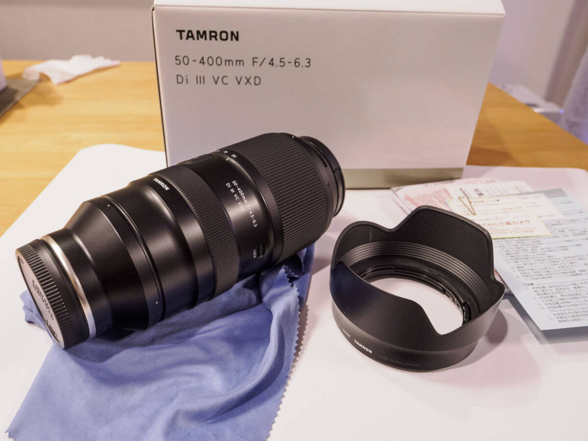 新品同様 タムロン TAMRON 50-400mm F/4.5-6.3 Di III VC VXD A067 保証期間中_画像1