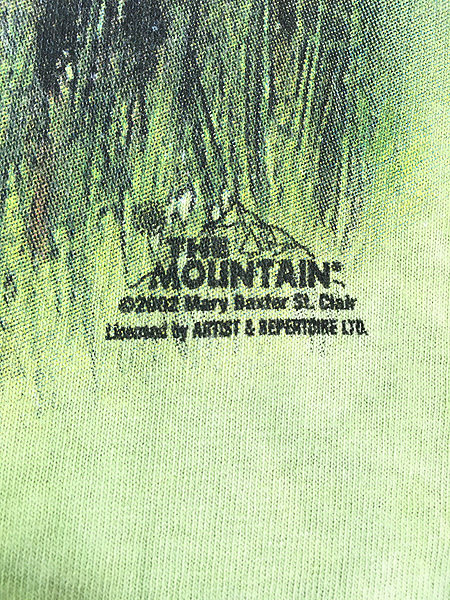 レディース 古着 00s THE MOUNTAIN 妖精 フェアリー グラフィック アート タイダイ 長袖 Tシャツ ロンT XL 古着_画像6