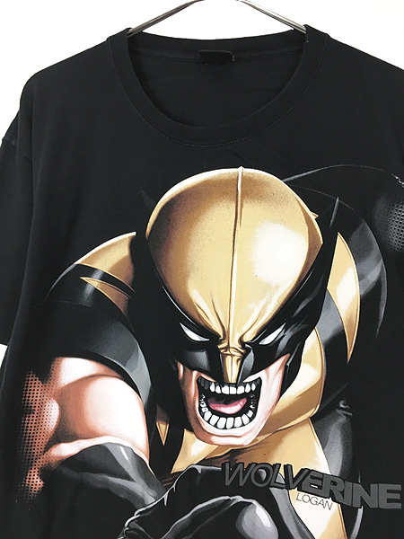 古着 MARVEL COMICS X-MEN Wolverine ウルヴァリン Tシャツ L位 古着_画像2