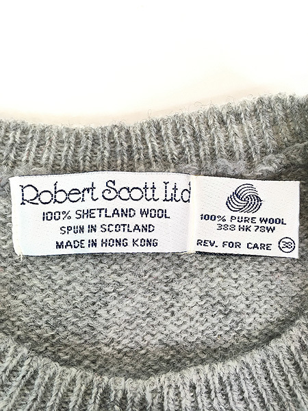 レディース 古着 90s Scotland製 Robert Scott Ltd 羊 ひつじ アニマル デザイン ウール ニット ベスト M位 古着_画像9