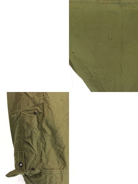 雑貨 古着 40s 米軍 「US」 ステンシル SHELTER HALF TENT ミリタリー パップ テント タープ 菱形 大判 キャンプ 古着_画像8