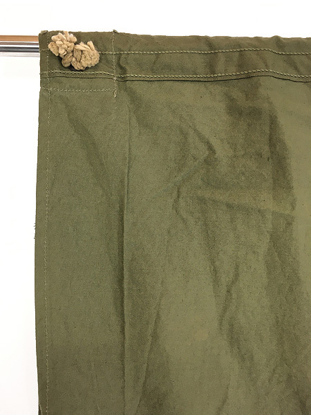 雑貨 古着 40s 米軍 「US」 ステンシル SHELTER HALF TENT ミリタリー パップ テント タープ 菱形 大判 キャンプ 古着_画像4