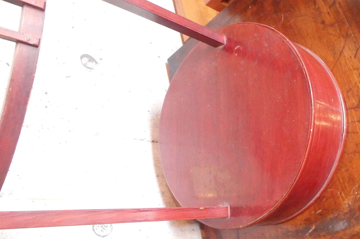 ★ 骨董 大きな あんどん 赤漆 お店の雰囲気づくりに 灯籠  の画像4
