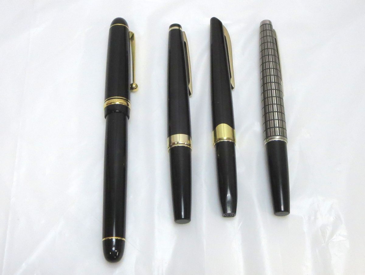 1000円スタート 万年筆など 大量まとめ約55点 PILOT/PARKER/SHEAFFER/MONTBLANC/SAILOR/FENDI/CHANEL 他 文房具 筆記用具 [2/3] X60071_画像3