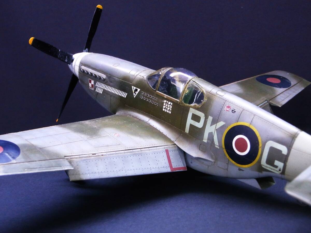 1/48 SCALE NORTH AMERICAN RAF MUSTANG Ⅲ 完成品_画像1