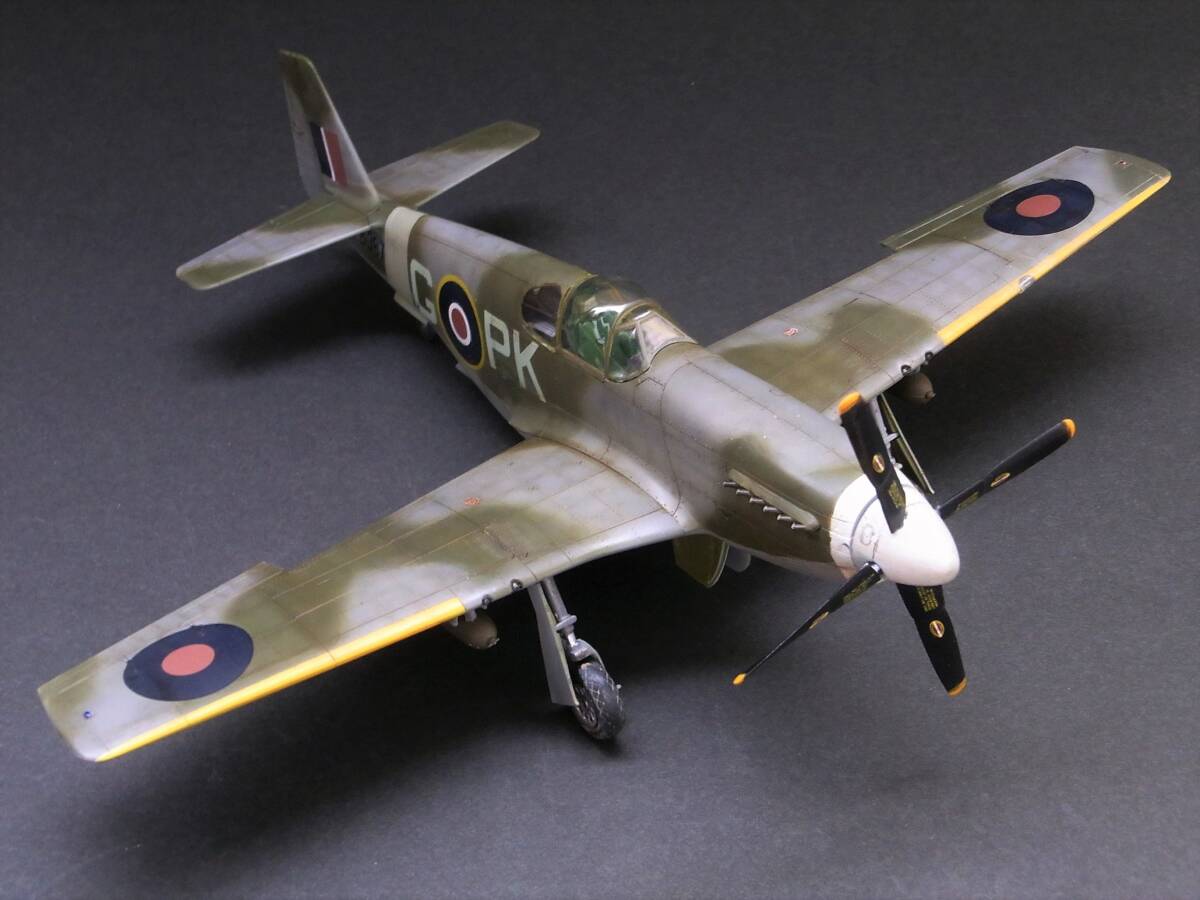 1/48 SCALE NORTH AMERICAN RAF MUSTANG Ⅲ 完成品_画像7