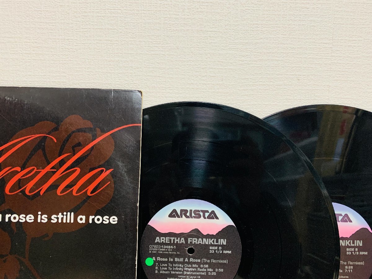 即決2LP Aretha Franklin / A Rose Is Still A Rose / アレサ・フランクリン / 07822-13484-1 L21_画像3