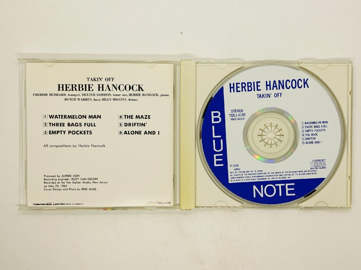 即決CD ハービー・ハンコック テイキン・オフ / HERBIE HANCOCK TAKIN' OFF / 帯付き TOCJ-4109 U01_画像3