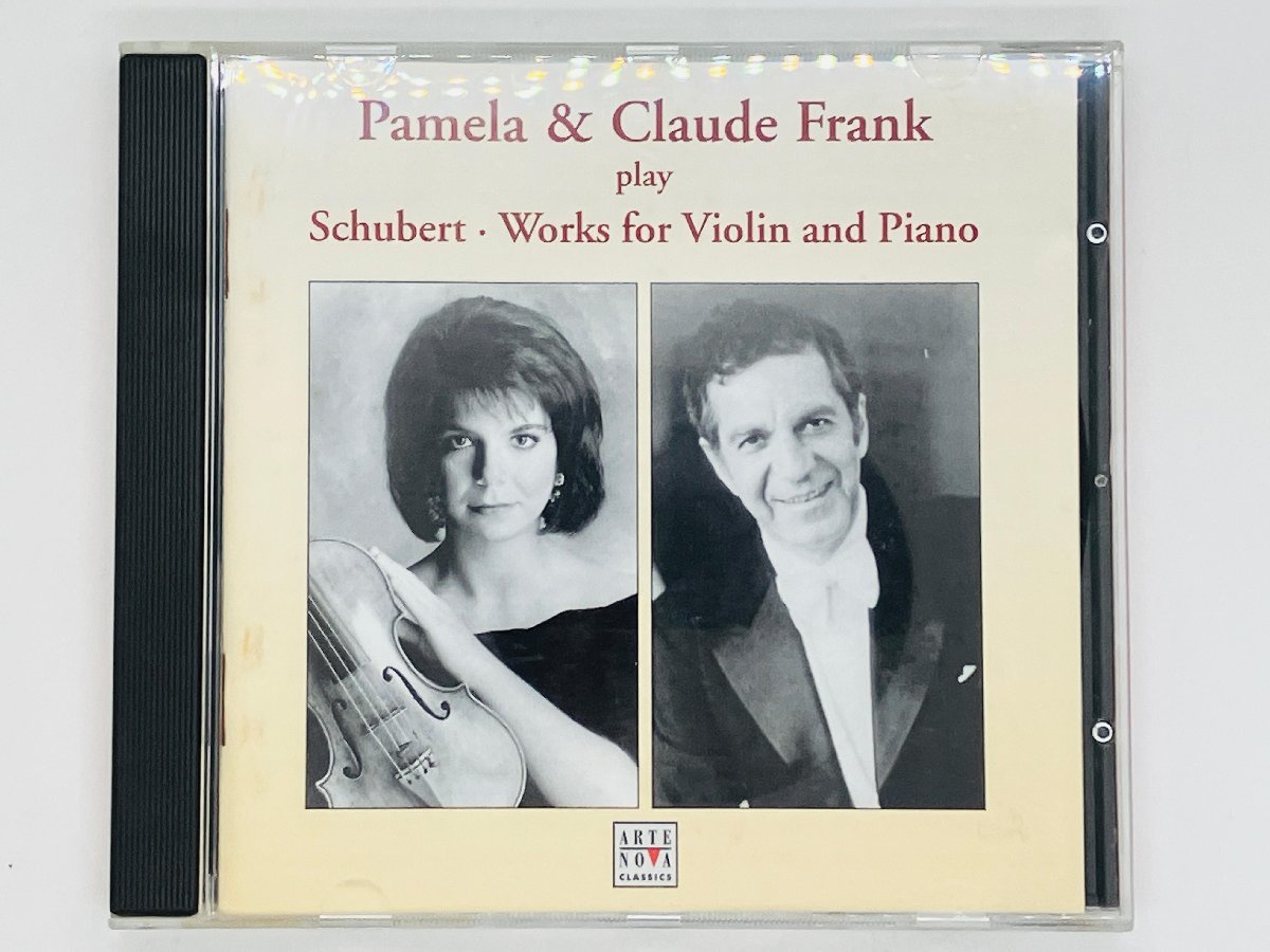 即決CD パメラ フランク / FRANZ SCHUBERT : WORKS FOR VIOLIN AND PIANO / Pamela & Claude Frank EU盤 74321 72128 2 Z22_画像1