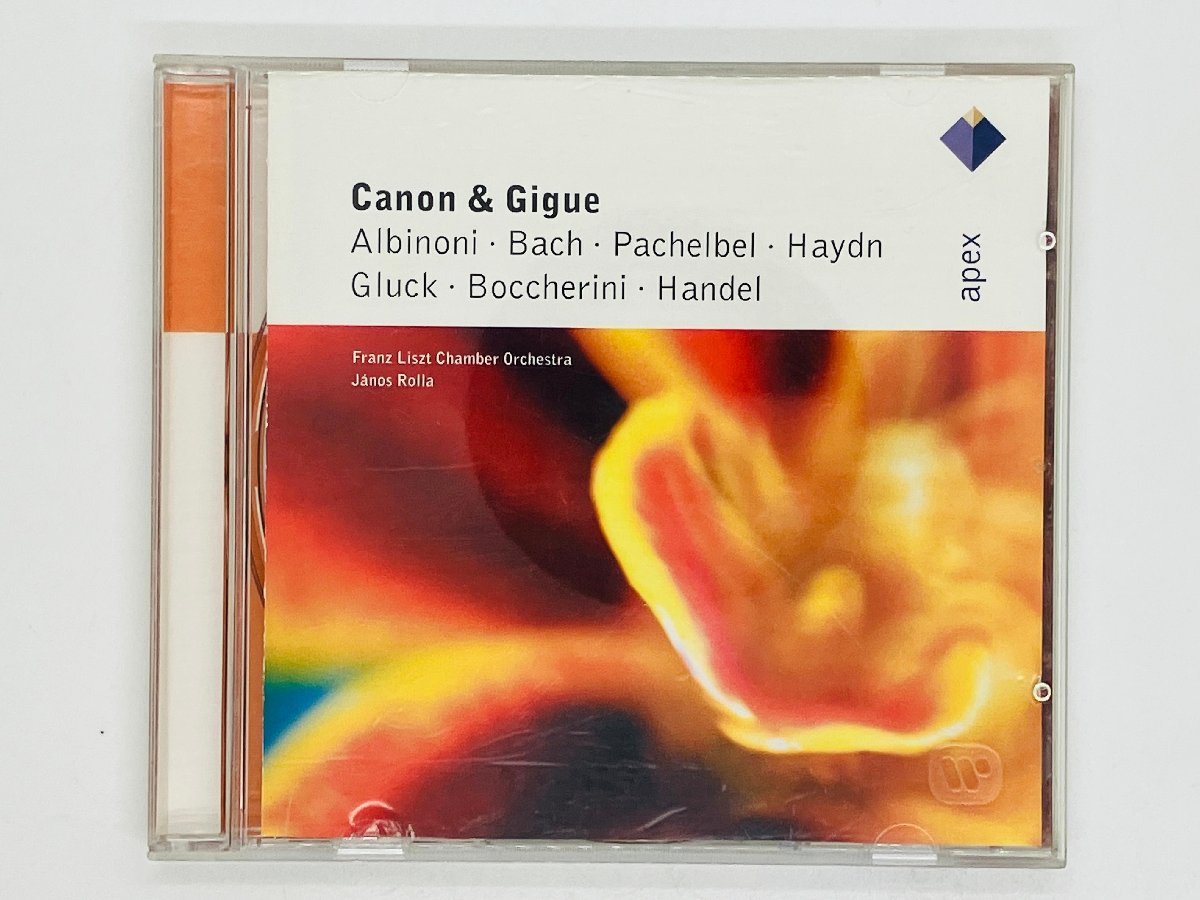 即決CD Canon & Gigue / Albinoni , Bach , Pachelbel . Haydn / Janos Rolla apex ツメカケ 0927 40839 2 Z22_画像1