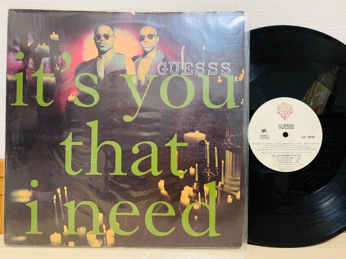 即決LP Guess - It's You That I Need / メロウ&スムースR&B / 0-41603 L23_画像1