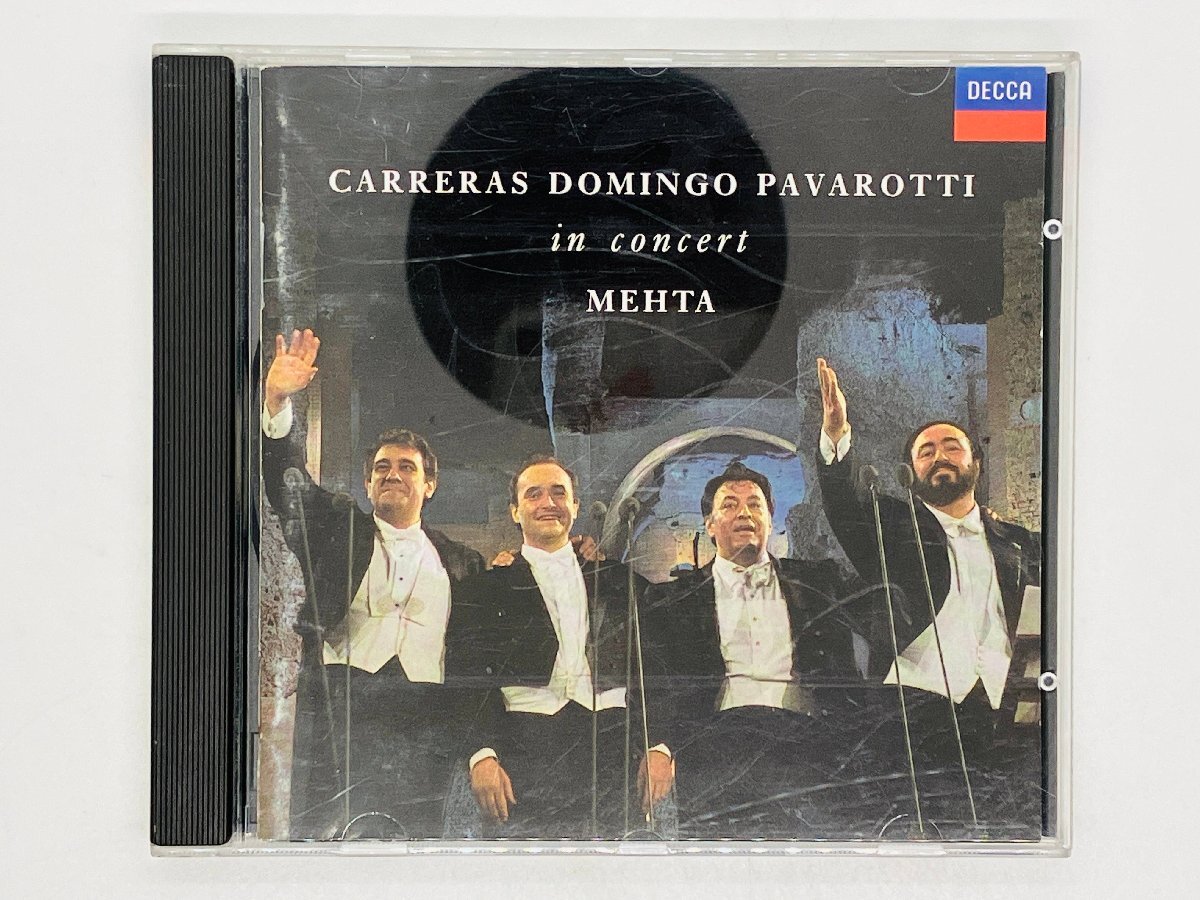 即決CD 西独盤 CARRERAS DOMINGO PAVAROTTI in concert / カレーラス ドミンゴ パヴァロッティ / DECCA 430 433 2 T02の画像1