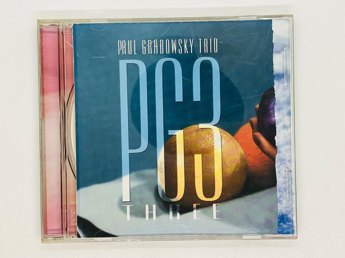 即決CD THE PAUL GRABOWSKY TRIO / THREE / PG3 / ピアノ・トリオ ポール・グラボウスキー トリオ OR 058 T06_画像1