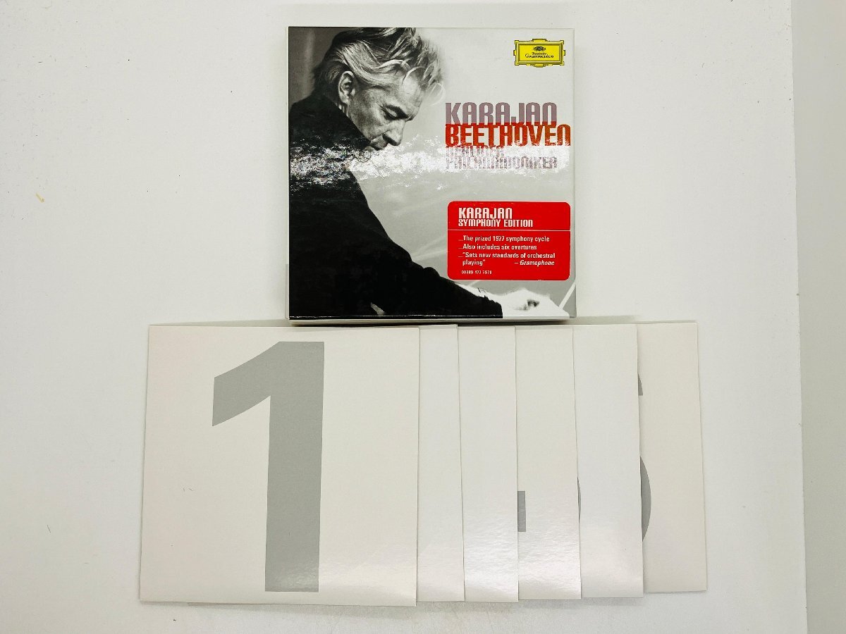 即決6CD KARAJAN BEETHOVEN THE SYMPHONIES / BERLINER PHILHARMONIKER / カラヤン・ベートーヴェン 交響曲 477 7578 Z29_画像1