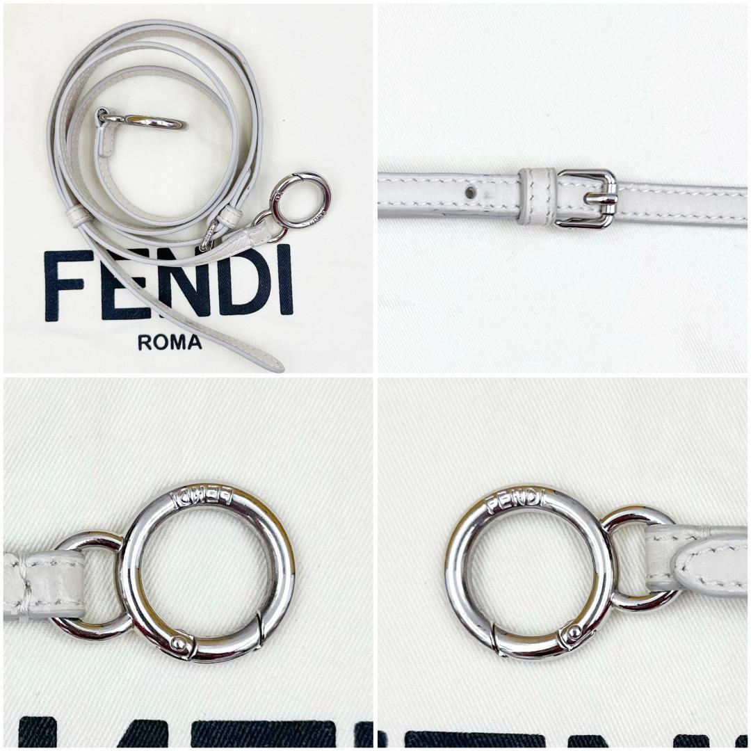 【極上美品】FENDI フェンディ ミニピーカーブー 2way ショルダー、ハンドバッグ（シリアル有り）【元箱類付属品多数】の画像9