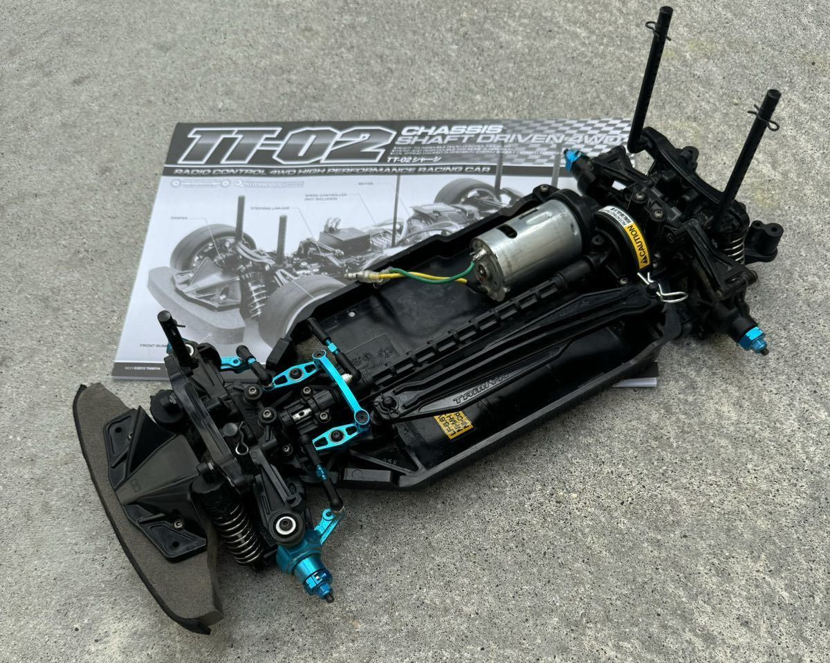 Yahoo!オークション - タミヤ TT-02カスタム シャーシ Yahoo!オークション - タミヤ TT-02カスタム シャーシ