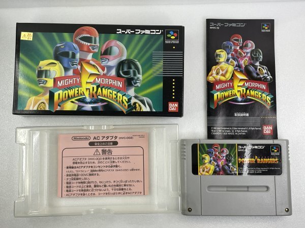 【ゆうパック着払い・レターパックプラス】スーパーファミコン・SFC ★【 Power Rangers・パワーレンジャー（恐竜戦隊ジュウレンジャー) 】の画像2