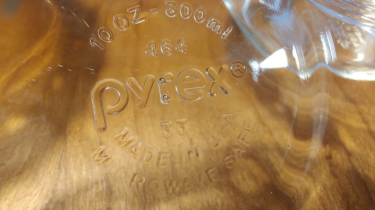 ◆◇パイレックス PYREX 耐熱ガラス製 計量カップ/サラダボウル＊５個 セット アメリカ製 Made In U.S.A USED品◆◇_画像5