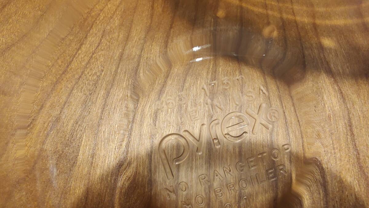 ◆◇パイレックス PYREX 耐熱ガラス製 計量カップ/サラダボウル＊５個 セット アメリカ製 Made In U.S.A USED品◆◇_画像6