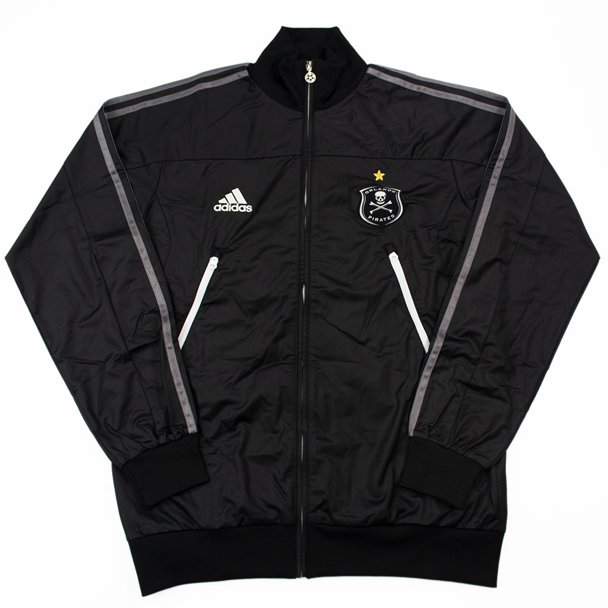 国内正規品 新品未使用 ADIDAS アディダス オーランド パイレーツ スカル ウィンデフ ジャージ ORLANDO PIRATES FC WINDEF TRACK TOP Mの画像1