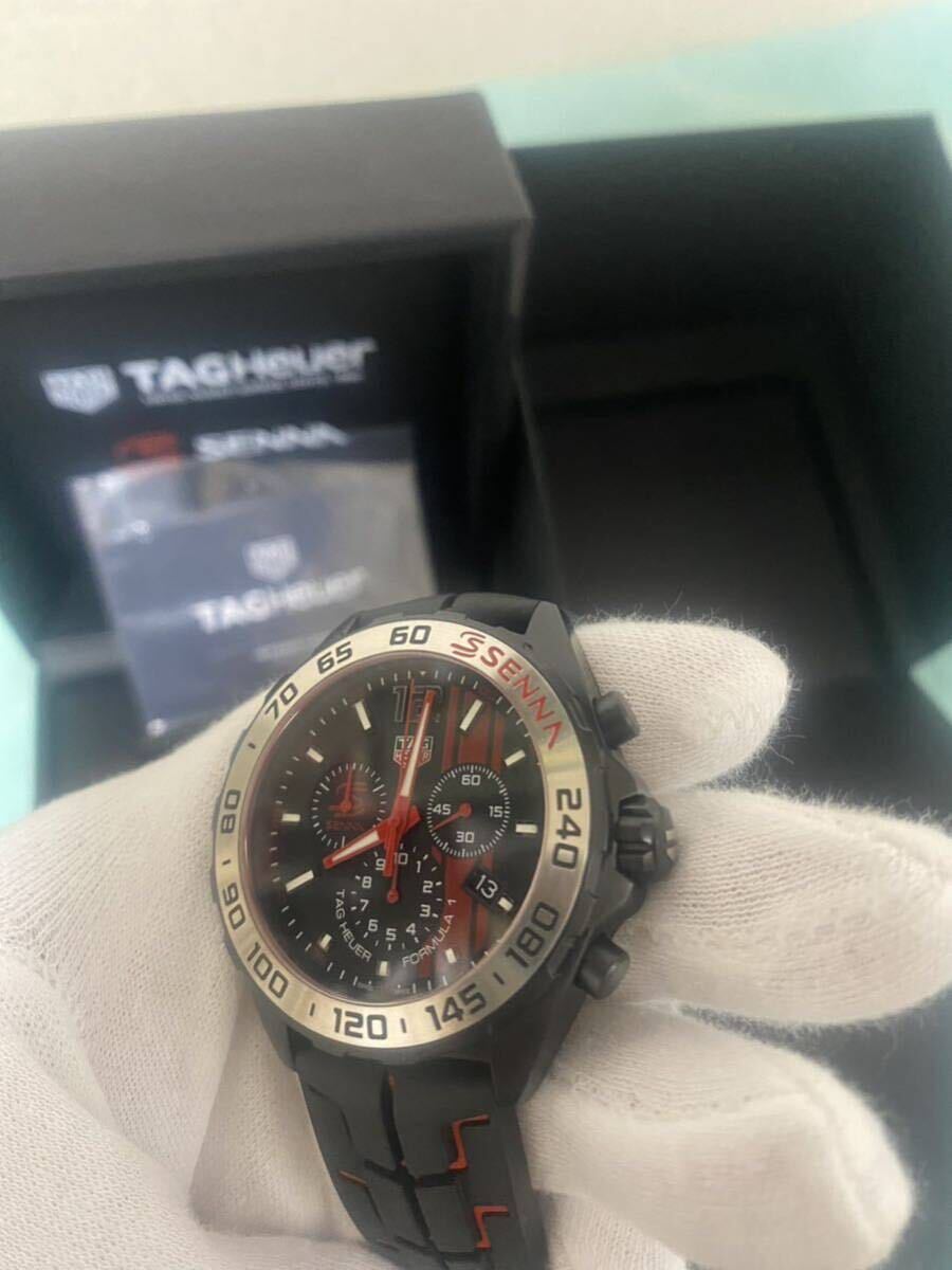 タグホイヤー TAG HEUER フォーミュラ１ アイルトンセナ スペシャルエディション クロノグラフ　CAZ1019.FT8027_画像4