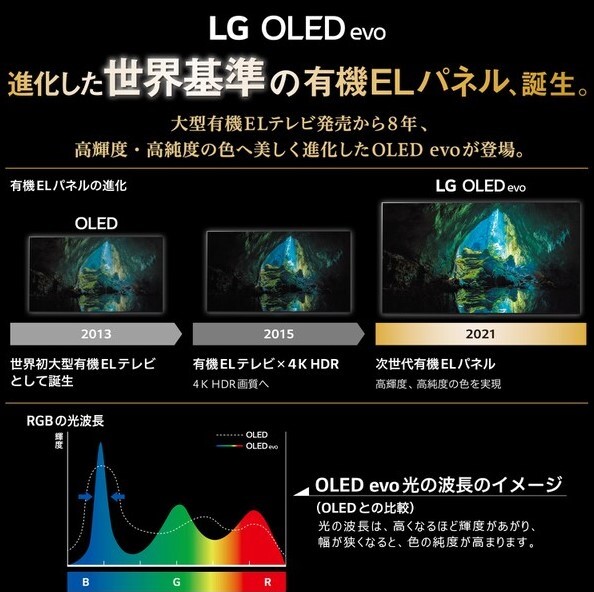 【5年保証付】LG OLED65G1PJA 65型 有機ELテレビ＜展示品＞　送料全国一律6,000円（一部除く）_画像4