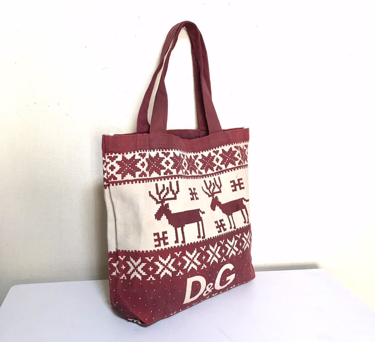 ☆D&G☆ドルチェ&ガッバーナ☆SPUR☆シュプールキャンパストートバッグ☆