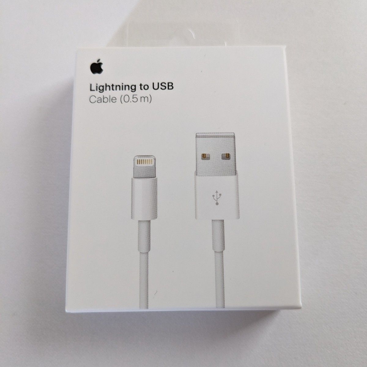 Apple純正 Lightning to USBケーブル 0.5m