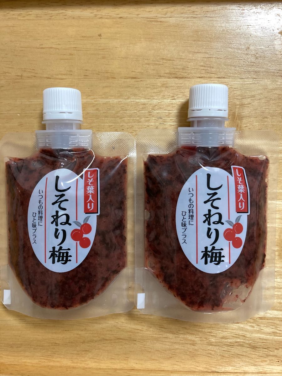 無添加 しそねり梅 練り梅 福井県産 140g 賞味期限2024.9.3