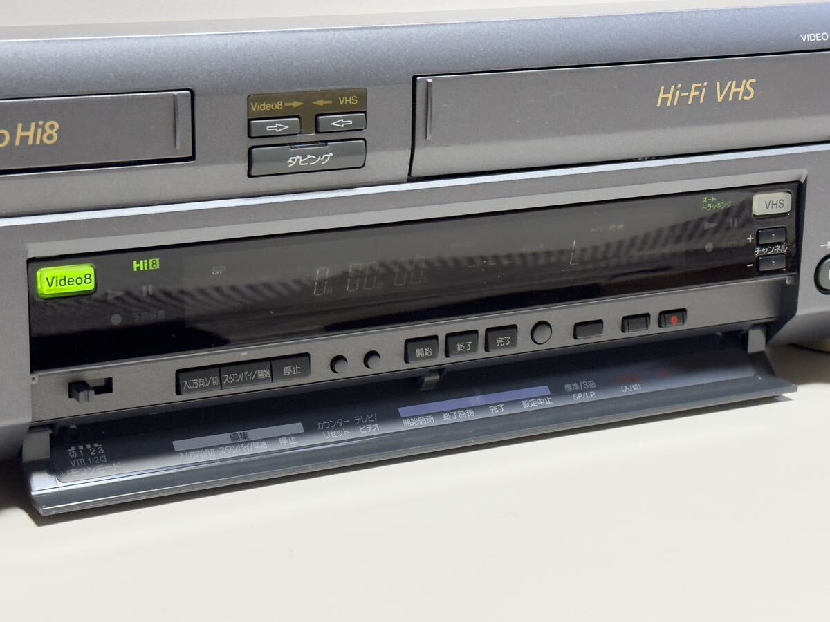 SONY ソニー WV-H4 Hi8+VHSビデオデッキ ジャンク品 ♪ ビデオカセットレコーダー_画像4