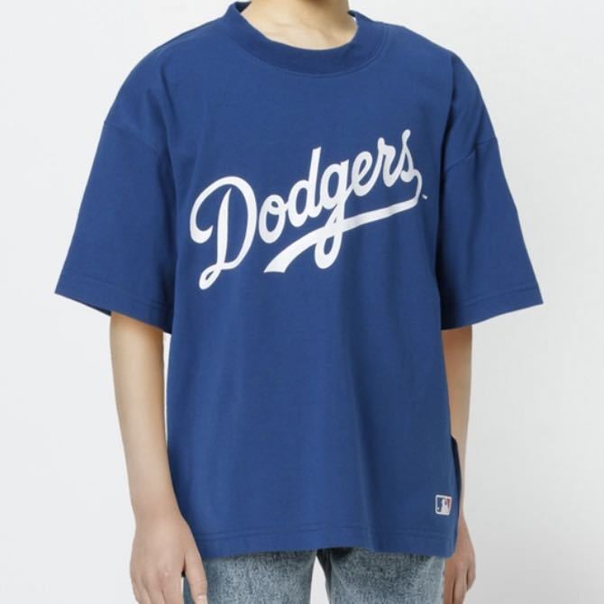  rare [160]MLB official LAdoja-s short sleeves T-shirt * large . sho flat uniform Kids child clothes man uniform S XS men's 