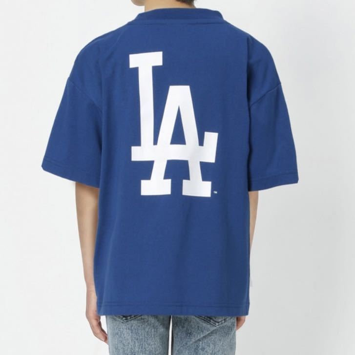  rare [160]MLB official LAdoja-s short sleeves T-shirt * large . sho flat uniform Kids child clothes man uniform S XS men's 