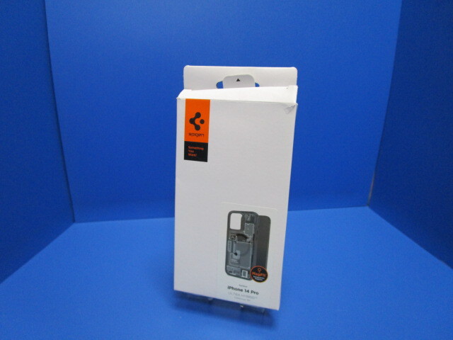 開封品 Spigen iPhone14Pro ケース MagSafe対応 マグネット搭載 黄変なし 耐衝撃 マグセーフ ワイヤレス充電 ACS05540 (ゼロ・ワン)の画像1