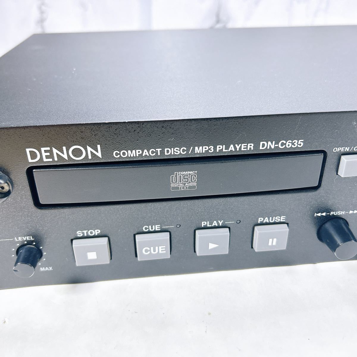 ★メンテナンス済み★ DENON デノン DN-C635業務用CDプレーヤー 2007年製_画像2